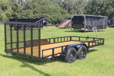 New 2027 7X16 Triple Crown ATV UTILITY TRAILER