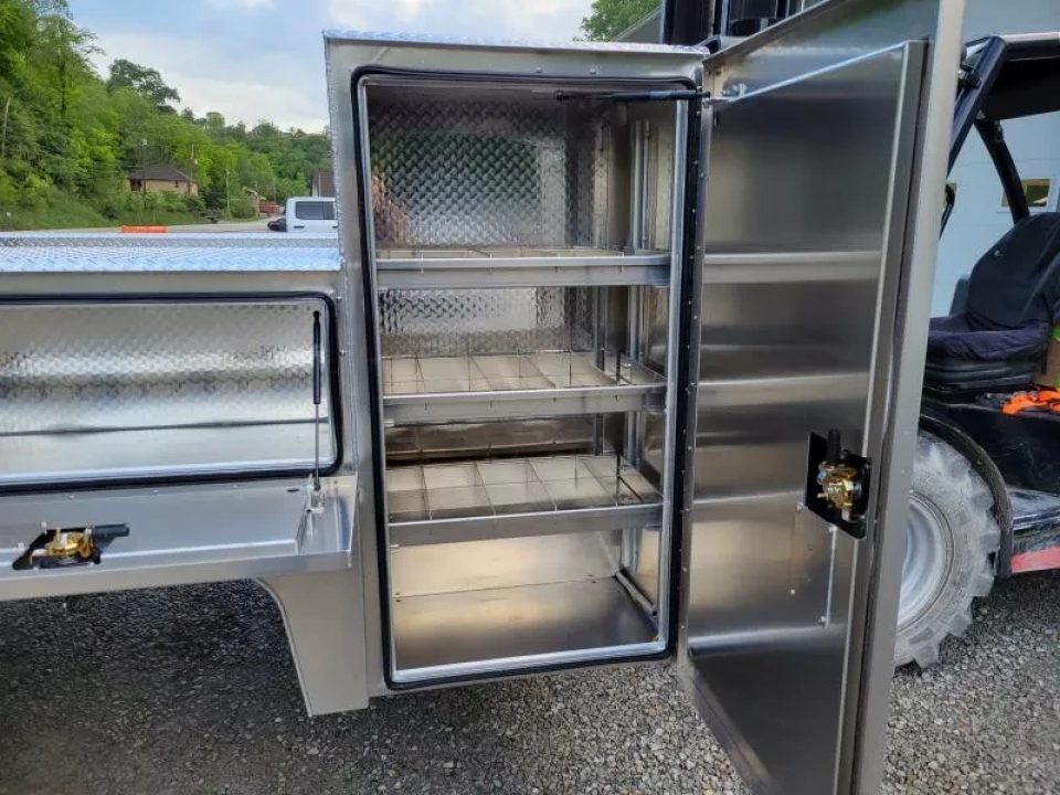 New Martin Truck Bodies Aluminum HFSB Service Body 8' DRW Tall Front Compartment