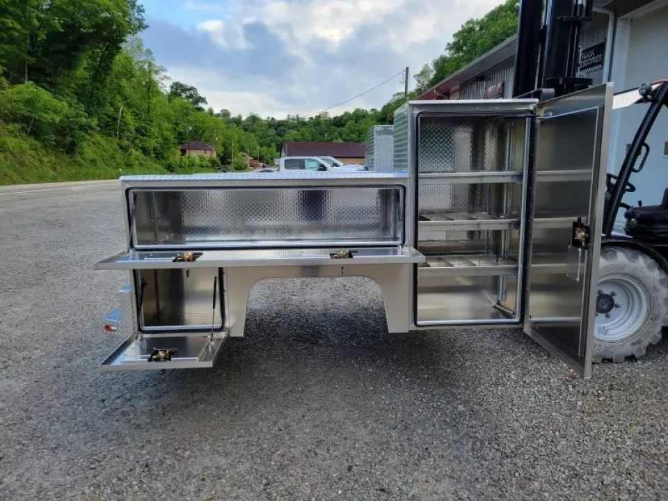 New Martin Truck Bodies Aluminum HFSB Service Body 8' DRW Tall Front Compartment