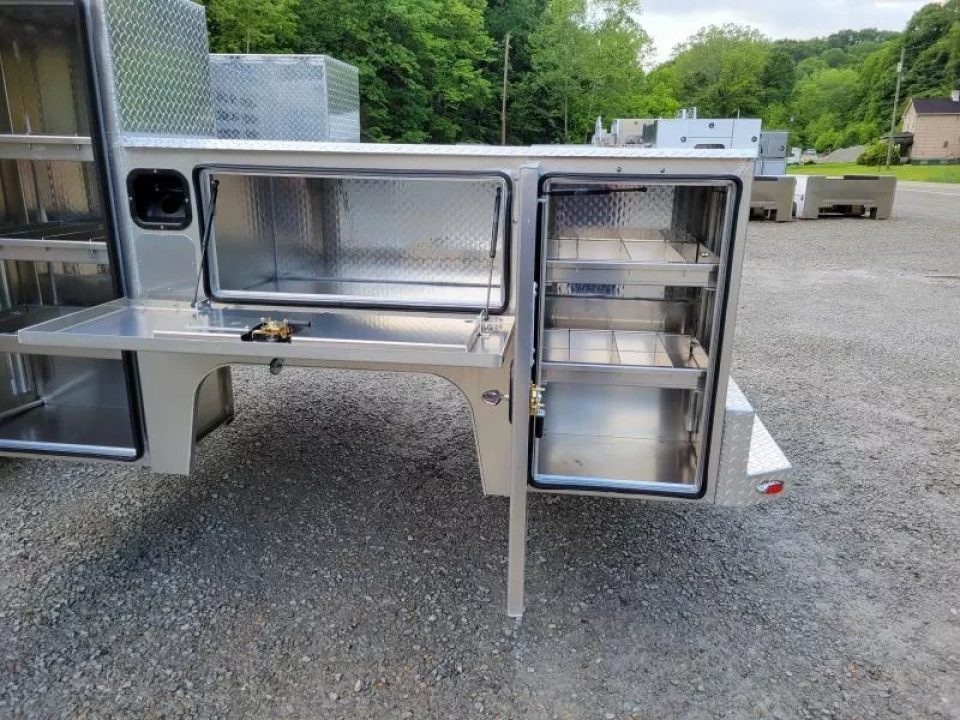 New Martin Truck Bodies Aluminum HFSB Service Body 8' DRW Tall Front Compartment