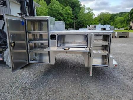 New Martin Truck Bodies Aluminum HFSB Service Body 8' DRW Tall Front Compartment
