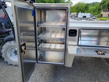 New Martin Truck Bodies Aluminum HFSB Service Body 8' DRW Tall Front Compartment