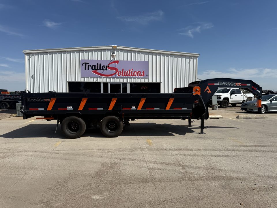 New 2027 RawMaxx 18' X 96" Tandem Dual Dump Trailer Dump Trailer