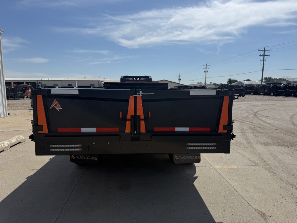 New 2027 RawMaxx 18' X 96" Tandem Dual Dump Trailer Dump Trailer