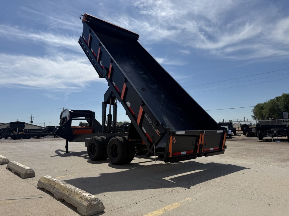 New 2027 RawMaxx 18' X 96" Tandem Dual Dump Trailer Dump Trailer