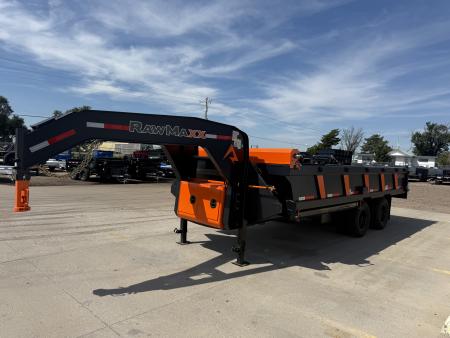 New 2027 RawMaxx 18' X 96" Tandem Dual Dump Trailer Dump Trailer