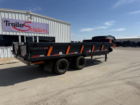 New 2027 RawMaxx 18' X 96" Tandem Dual Dump Trailer Dump Trailer
