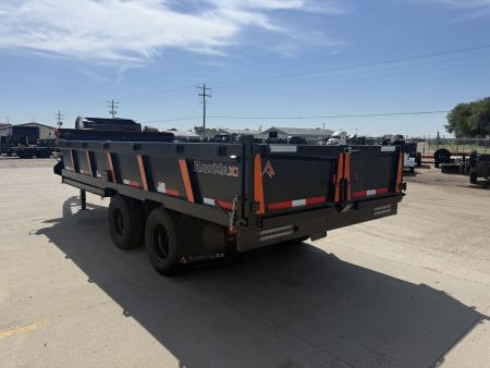 New 2027 RawMaxx 18' X 96" Tandem Dual Dump Trailer Dump Trailer