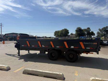 New 2027 RawMaxx 18' X 96" Tandem Dual Dump Trailer Dump Trailer