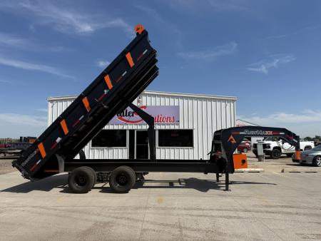 New 2027 RawMaxx 18' X 96" Tandem Dual Dump Trailer Dump Trailer