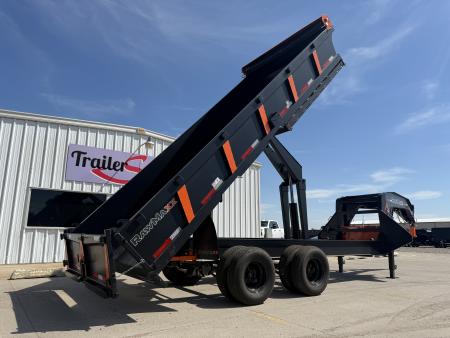 New 2027 RawMaxx 18' X 96" Tandem Dual Dump Trailer Dump Trailer