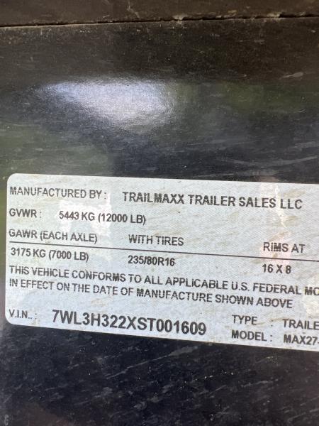 Used 2025 Trail Maxx MAX27-32 Flatbed Trailer