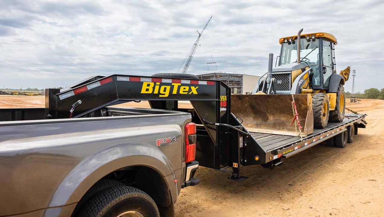 New 2027 Big Tex 22GN Gooseneck Deck over 23,900 gvw with mega ramp