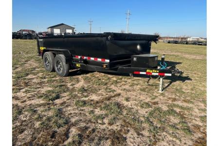 New 2027 Big Tex Trailers 83x14 Tandem 14K Dump w/ 2' Sides Dump Trailer