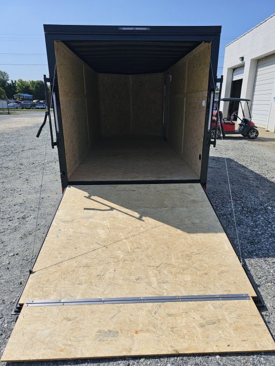 New 2027 Spartan Cargo 7x16 w/ Ramp Door & Blackout Package Cargo / Enclosed Trailer