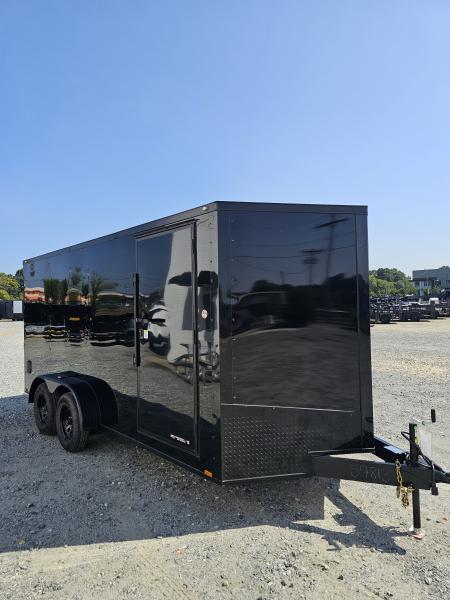 New 2027 Spartan Cargo 7x16 w/ Ramp Door & Blackout Package Cargo / Enclosed Trailer