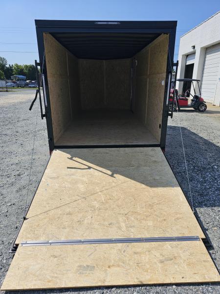 New 2027 Spartan Cargo 7x16 w/ Ramp Door & Blackout Package Cargo / Enclosed Trailer