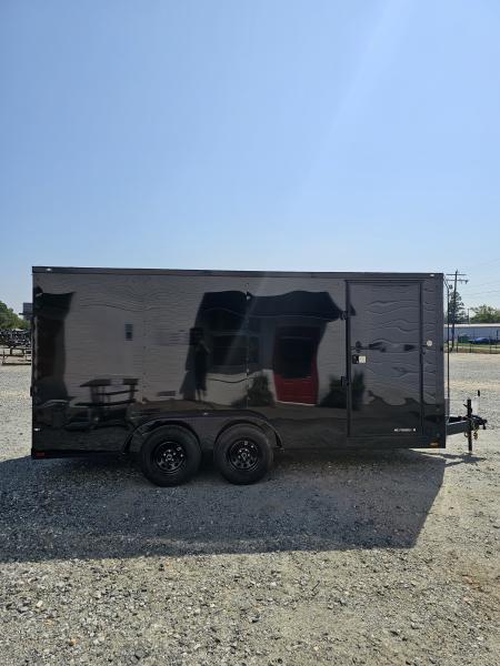 New 2027 Spartan Cargo 7x16 w/ Ramp Door & Blackout Package Cargo / Enclosed Trailer