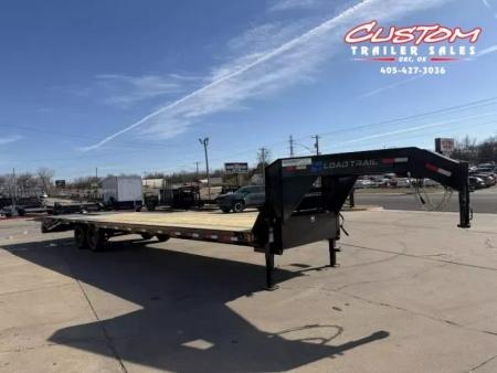 New #391400 2027 LOAD TRAIL GP 32 X 102 TANDEM AXLE LOW-PRO 14K GOOSENECK TRAILER W/ MAX RAMPS