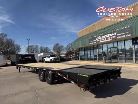 New #391400 2027 LOAD TRAIL GP 32 X 102 TANDEM AXLE LOW-PRO 14K GOOSENECK TRAILER W/ MAX RAMPS