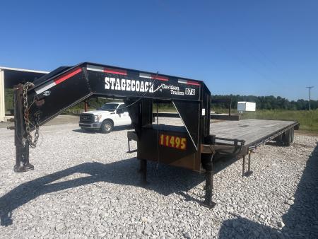 Used 2023 "REPO" Davidson Trailers 102X40 DECKOVER GOOSENECK 20K DE-RATED "REPO"