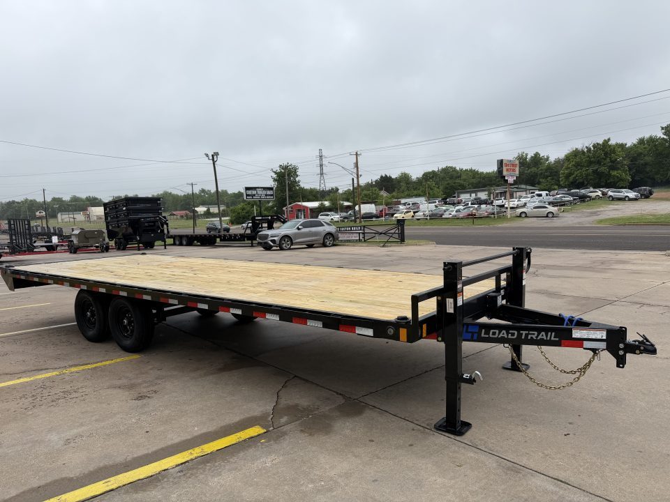 New #392157 2027 LOAD TRAIL DK 24 X 102 TANDEM AXLE 14K BUMPER PULL DECK OVER W/ 14 PLYS