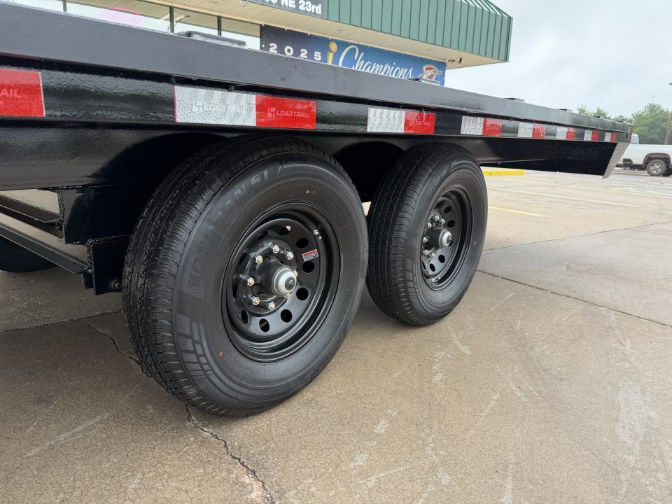 New #392157 2027 LOAD TRAIL DK 24 X 102 TANDEM AXLE 14K BUMPER PULL DECK OVER W/ 14 PLYS