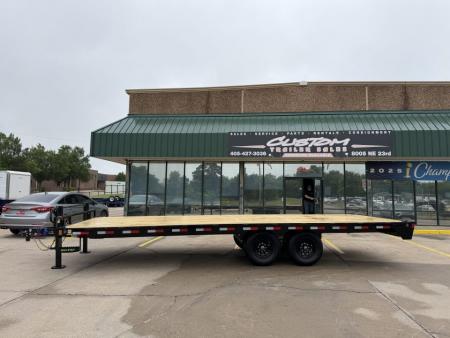 New #392157 2027 LOAD TRAIL DK 24 X 102 TANDEM AXLE 14K BUMPER PULL DECK OVER W/ 14 PLYS