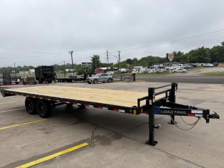 New #392157 2027 LOAD TRAIL DK 24 X 102 TANDEM AXLE 14K BUMPER PULL DECK OVER W/ 14 PLYS