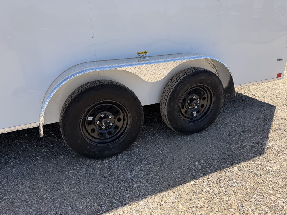 Used 2025 Stallion Manufacturing LLC SOLUTION 16FT Cargo / Enclosed Trailer