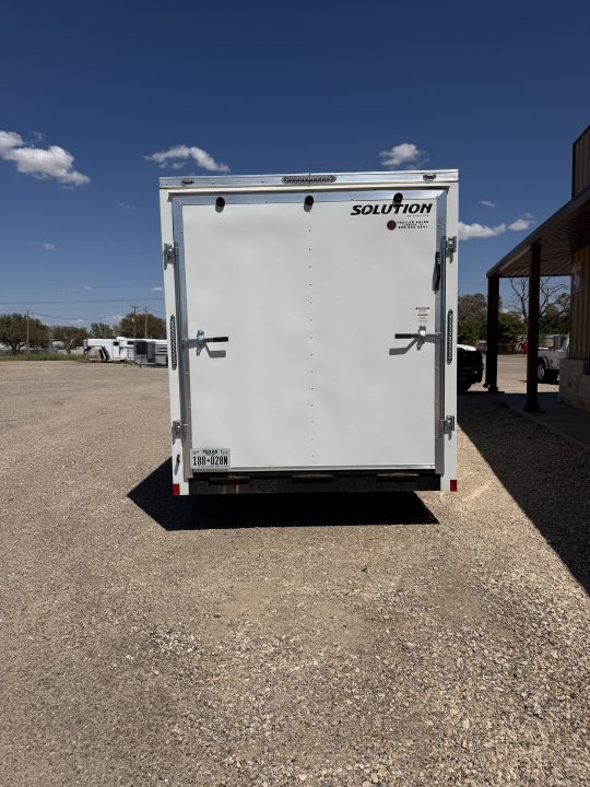 Used 2025 Stallion Manufacturing LLC SOLUTION 16FT Cargo / Enclosed Trailer