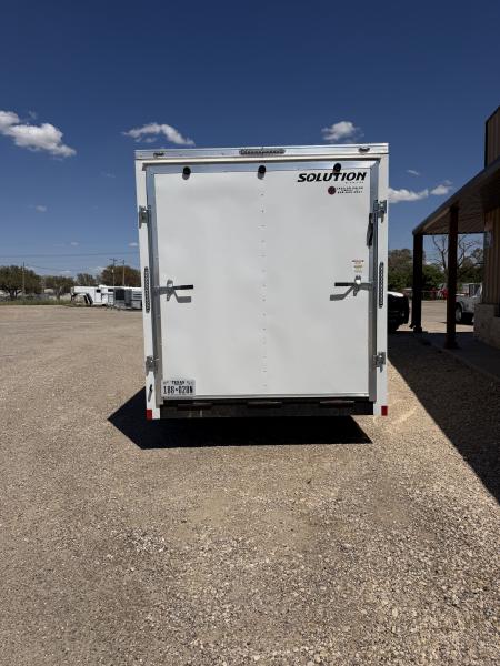 Used 2025 Stallion Manufacturing LLC SOLUTION 16FT Cargo / Enclosed Trailer