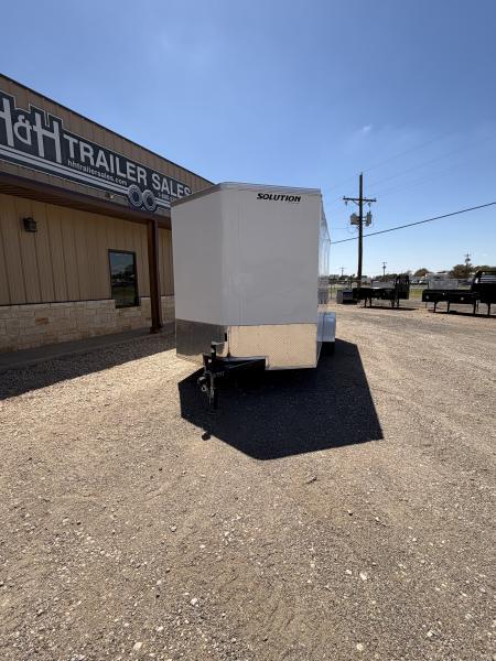 Used 2025 Stallion Manufacturing LLC SOLUTION 16FT Cargo / Enclosed Trailer