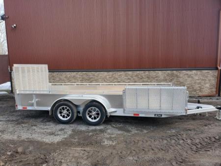 New 2027 Enbeck All Aluminum 7'x16' Landscape Trailer Utility Trailer