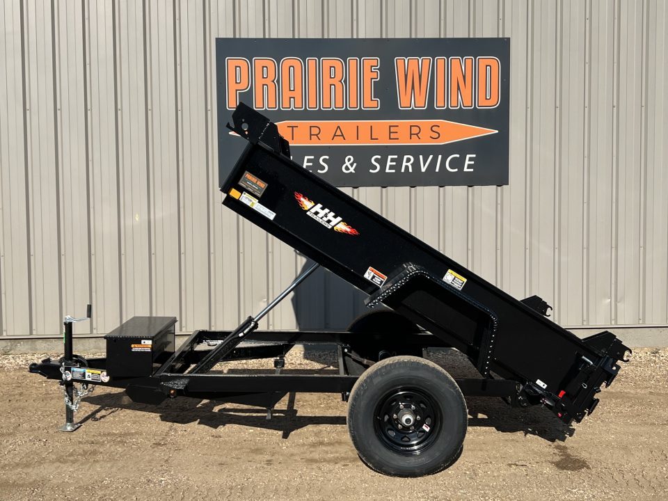 New 2027 H&H Trailers 8' Utility Dump Trailer