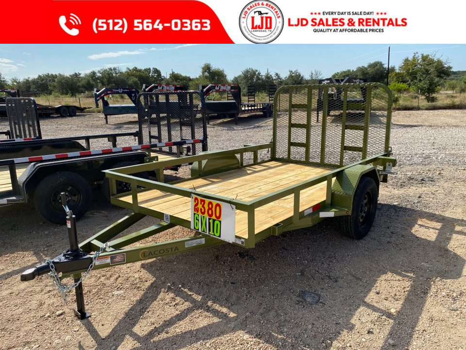 New 2027 Lacosta - 6' X 10' - Utility Trailer