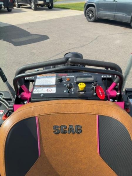 New 2026 Scag Power Equipment VRIDE XL, 61 INCH DECK, EFI MOTOR Lawn Mowers Patriot Pink Warrior Edt