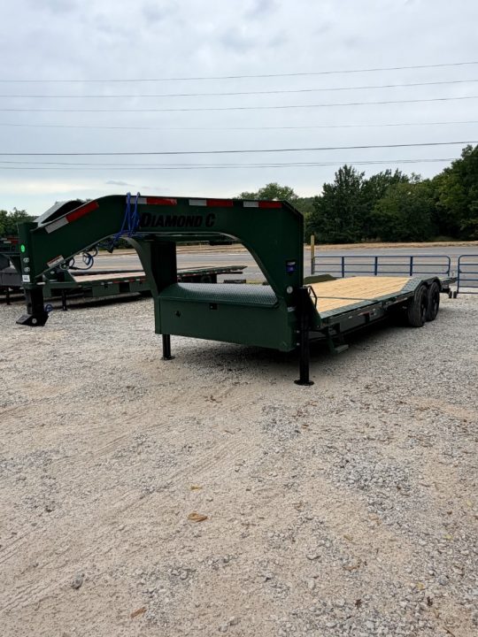 New 2027 Diamond C Trailers 18K HXD 208-GN Package 24' X 102" Flatbed Trailer