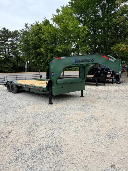 New 2027 Diamond C Trailers 18K HXD 208-GN Package 24' X 102" Flatbed Trailer