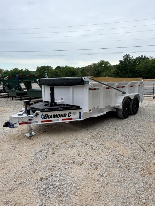 New 2027 Diamond C Trailers 15.5 K LPT 207 Package 14'X82" Dump Trailer