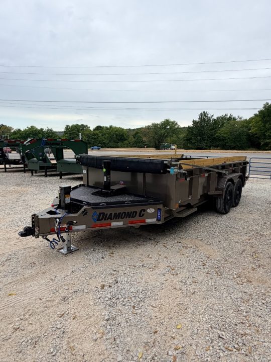 New 2027 Diamond C Trailers 15.5K LPT 207 Package 16'X82" Dump Trailer