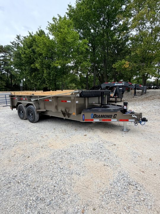 New 2027 Diamond C Trailers 15.5K LPT 207 Package 16'X82" Dump Trailer