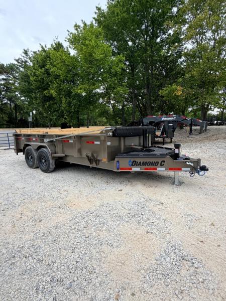New 2027 Diamond C Trailers 15.5K LPT 207 Package 16'X82" Dump Trailer
