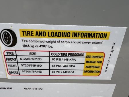 New 2027 US Cargo 7.5 x 16 UTV Enclosed Trailer Cargo / Enclosed Trailer