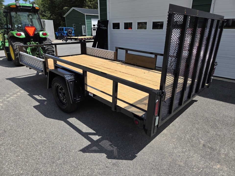 New 2027 Quality Steel and Aluminum 7x14 utility trailer with rear gate and atv ramps Utility Trailer