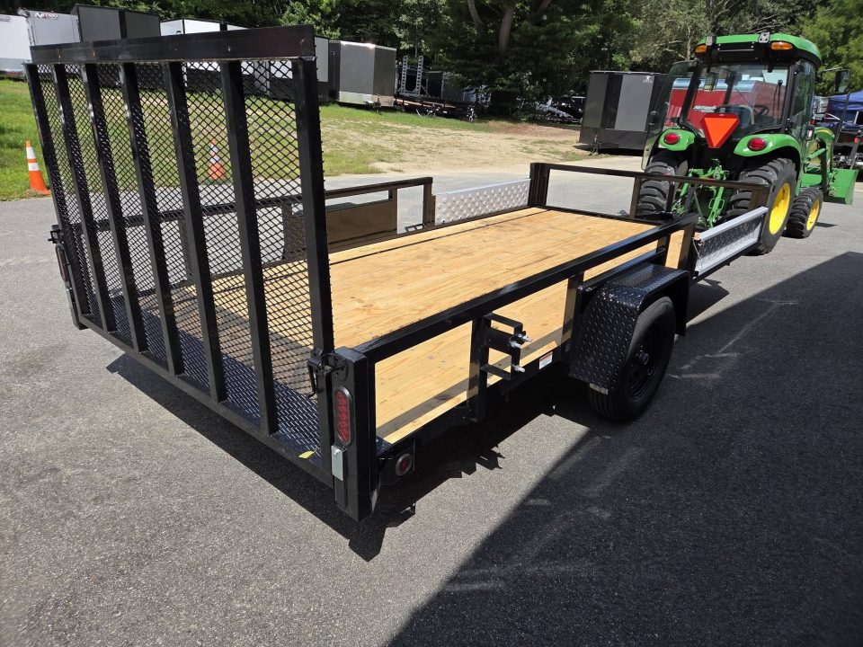 New 2027 Quality Steel and Aluminum 7x14 utility trailer with rear gate and atv ramps Utility Trailer