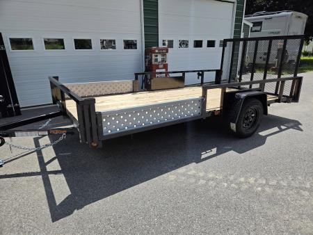New 2027 Quality Steel and Aluminum 7x14 utility trailer with rear gate and atv ramps Utility Trailer