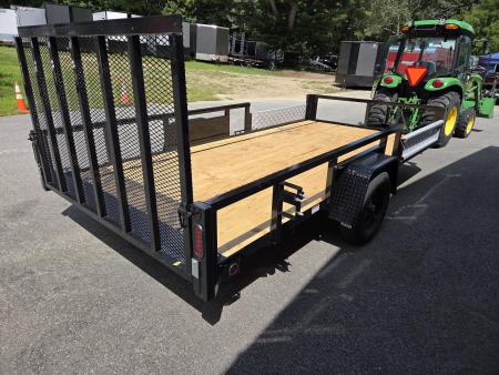 New 2027 Quality Steel and Aluminum 7x14 utility trailer with rear gate and atv ramps Utility Trailer