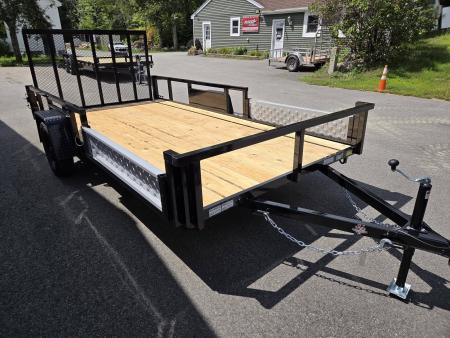 New 2027 Quality Steel and Aluminum 7x14 utility trailer with rear gate and atv ramps Utility Trailer