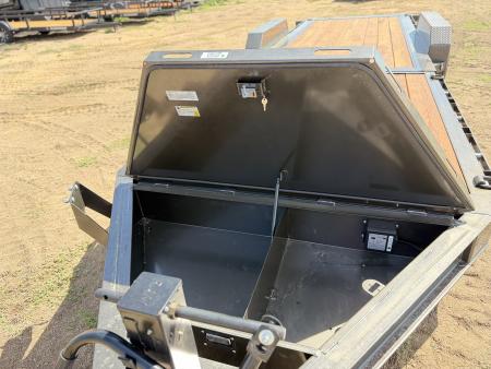 New 2027 MAXD 7-HD24 Tilt Deck Equipment Hauler W/ 18 PLY Tires 16K GVWR Flatbed Trailer